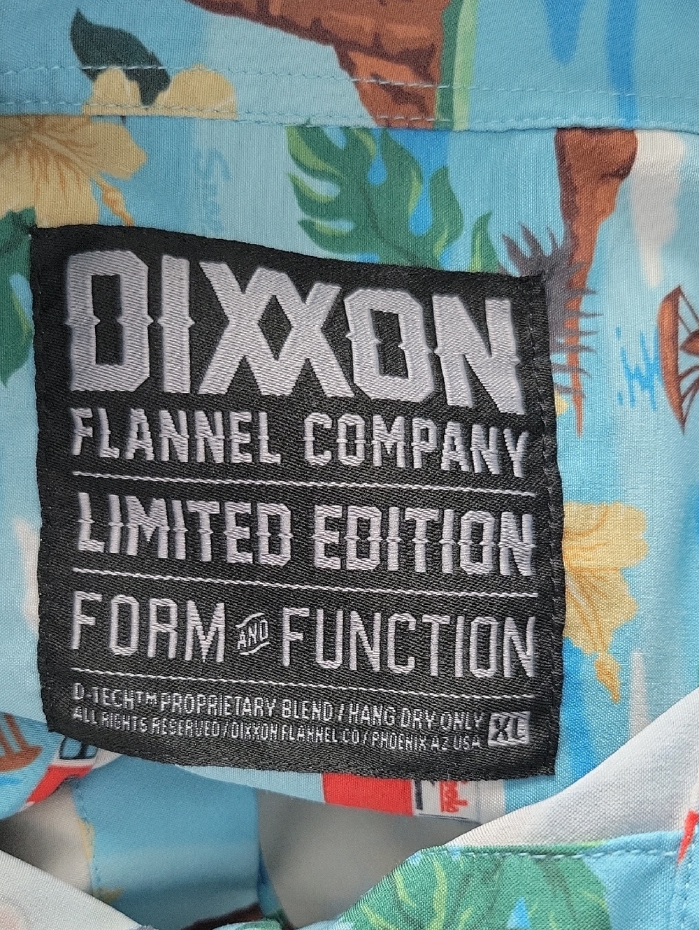DIXXON x Snap On Tools Hawaiian Button Down Shirt Size XL - Picture 5 of 8